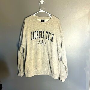 Georgia Tech new with tags crew neck sweatshirt.